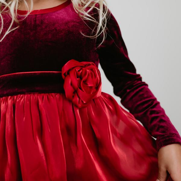 Red Velvet Dress