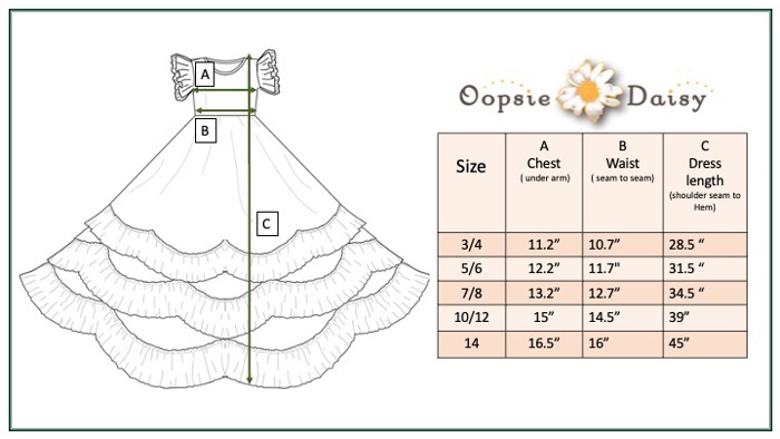 Girls Hawaiian Tropical Flutter Sleeve Ruffles Dress