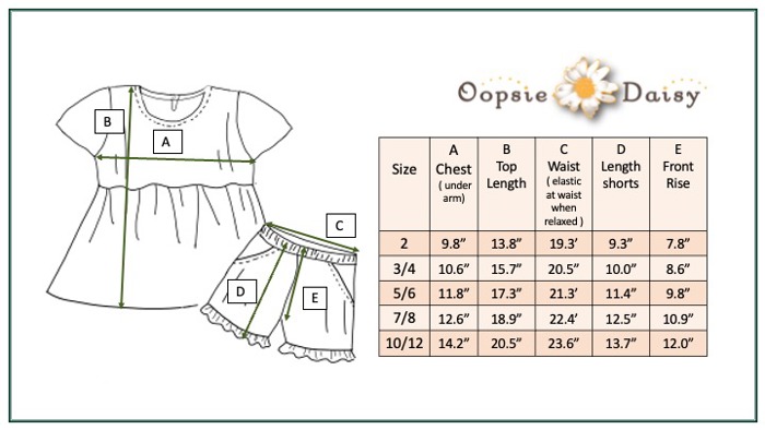 Kids Girls Pink & Tangerine Flower Ruffle Summer Pocket Short Set