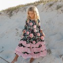  Pink Ruffles Dress