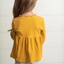  Ribbed Mustard Shirt