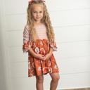  Rust Twirl Dress