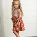  Rust Twirl Dress