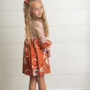  Rust Twirl Dress