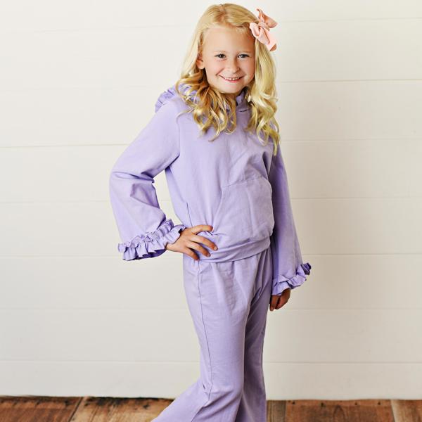 Lilac Hooded Set