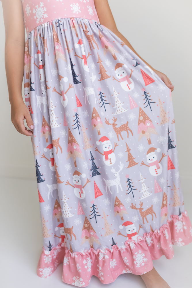 Snowman Lounge Play Gown