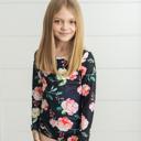 4 Black Floral Leotard