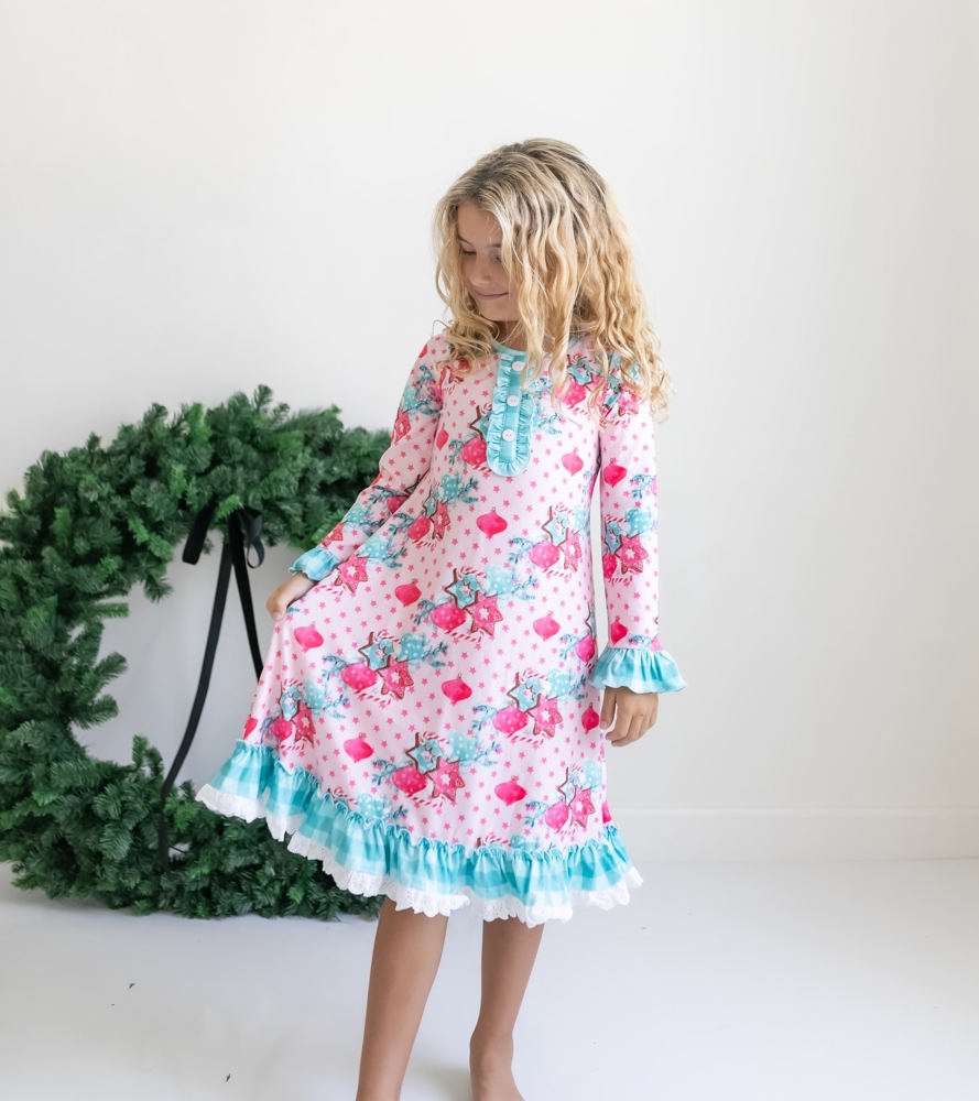 Christmas Cookie Lounge Play Gown