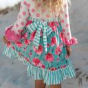 L Pink Dot Twirl Dress