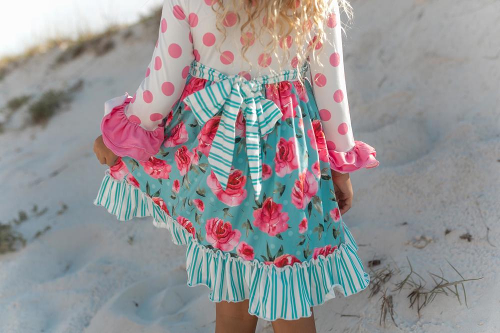 Pink Dot Twirl Dress