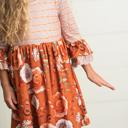 XS Rust Twirl Dress