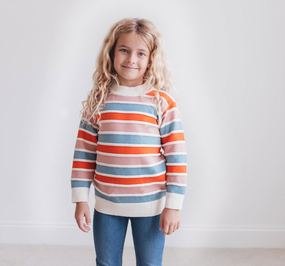 Stripe Rust Sweater