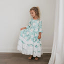 XS Winter Mint Ruffles Dress