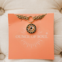  Sunburst Statement Necklace 14K Gold Plated