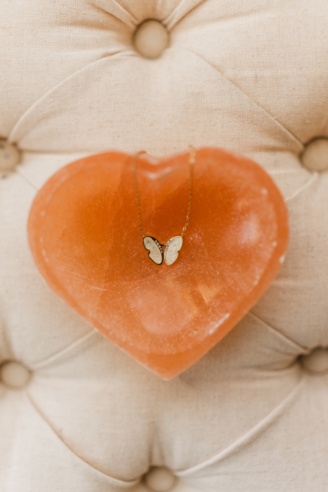 Butterfly Necklace 14K Gold Plated