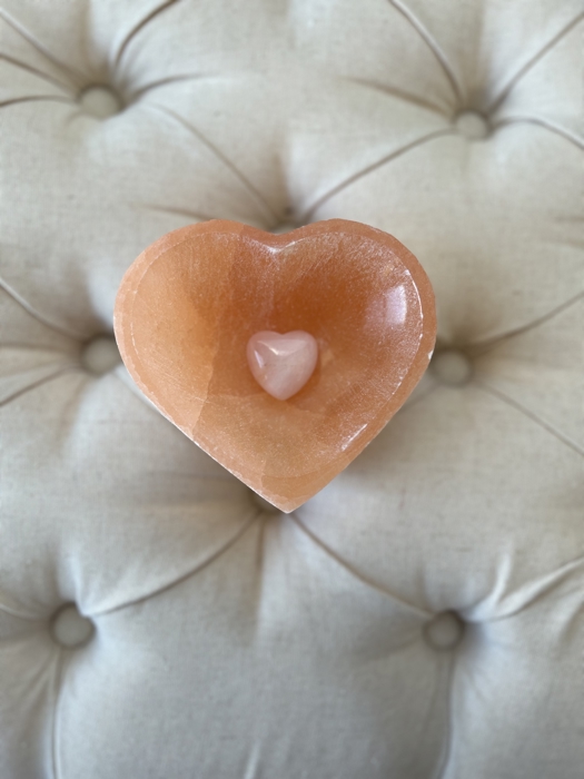 Rose Quartz Heart