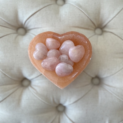 Rose Quartz Heart