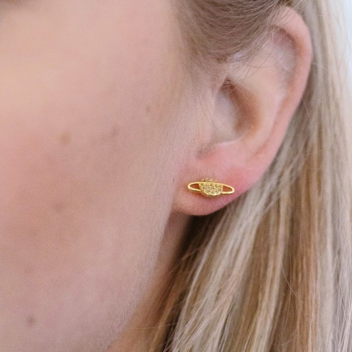 Orbit Studs 18K Gold Plated and Stainless Steel Options