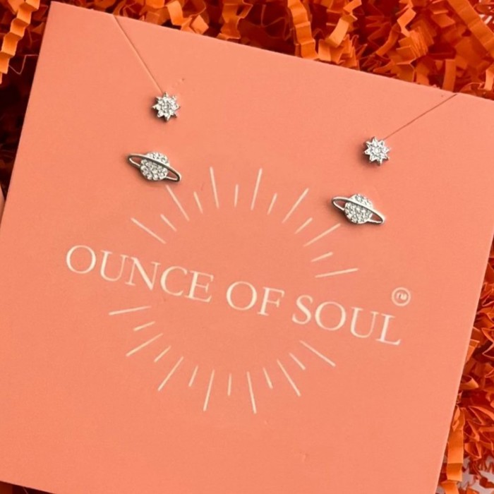 Orbit Studs 18K Gold Plated and Stainless Steel Options