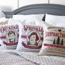  Christmas Movie Pillows, Christmas Vacation, White Elephant Gifts, Griswold