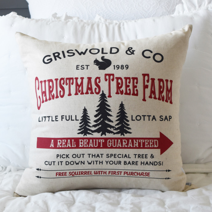 Christmas Movie Pillows, Christmas Vacation, White Elephant Gifts, Griswold