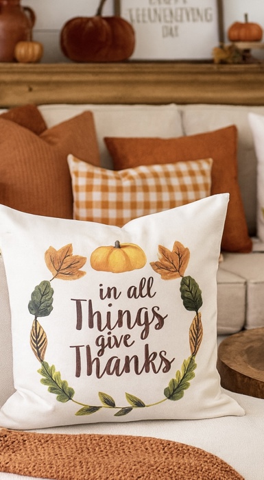 Assorted Fall Pillow Covers- 12 Design's Available
