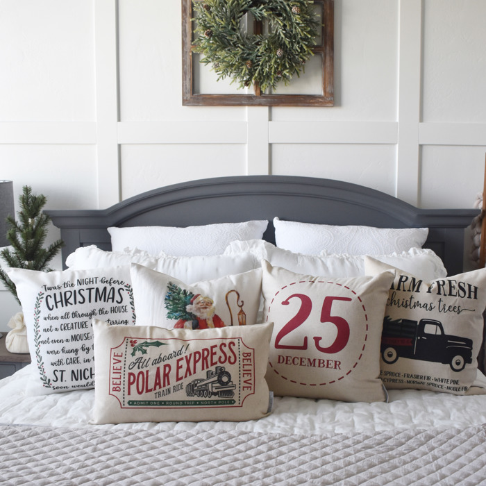 Christmas Pillow Cover Christmas Pillows Plaid Christmas Christmas Tree Merry Christmas Pillow Farmhouse Christmas