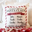  Personalized Official Nice List Pillow Cover