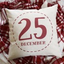 December 25 Christmas Pillow Cover Christmas Pillows Plaid Christmas Christmas Tree Merry Christmas Pillow Farmhouse Christmas