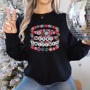  Swifty Christmas Sweatshirt- Stacked Friendship Bracelets