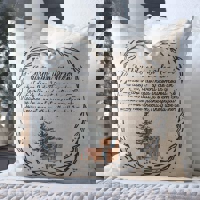 Christmas In Heaven Holiday Remembrance Pillow Grief Holidays Christmas Pillow Remembrance Chair