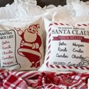  Christmas Pillow Cover Christmas Decor Santa'S Nice List Merry Christmas Pillow Personalized Pillow