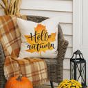  Fall Pillow Cover Hello Autumn Fall Decor Fall Pillow Fall Watercolor Leaf Pillow
