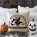  Wicked Witch Halloween Pillow Cover