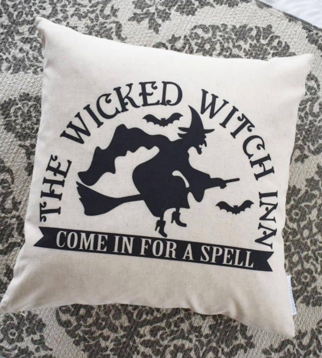 Wicked Witch Halloween Pillow Cover