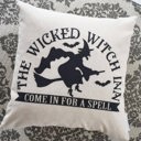  Wicked Witch Halloween Pillow Cover