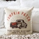 Pumpkin Patch Fall Pillow Cover- Premium Home Fall Decor Front Porch Pillow Fall Pillow Pumpkin Pillow Great For Halloween & Thanksgiving