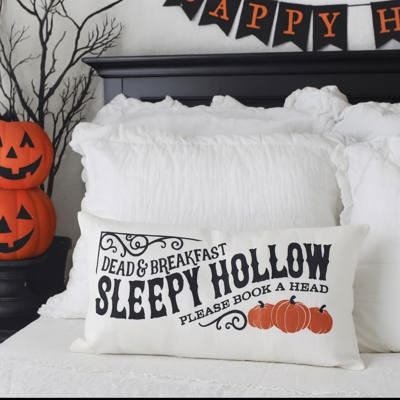 Sleepy Hollow Halloween Pillow Cover