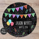  Happy Birthday Banner Personalized Plate