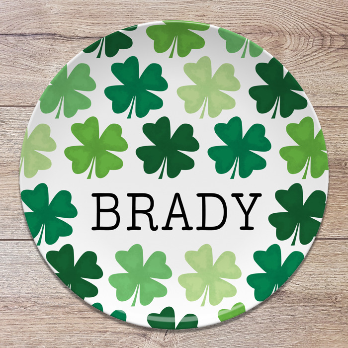 Personalized St. Patrick's Day Custom Plates | Gift for Family, Friends, Kids