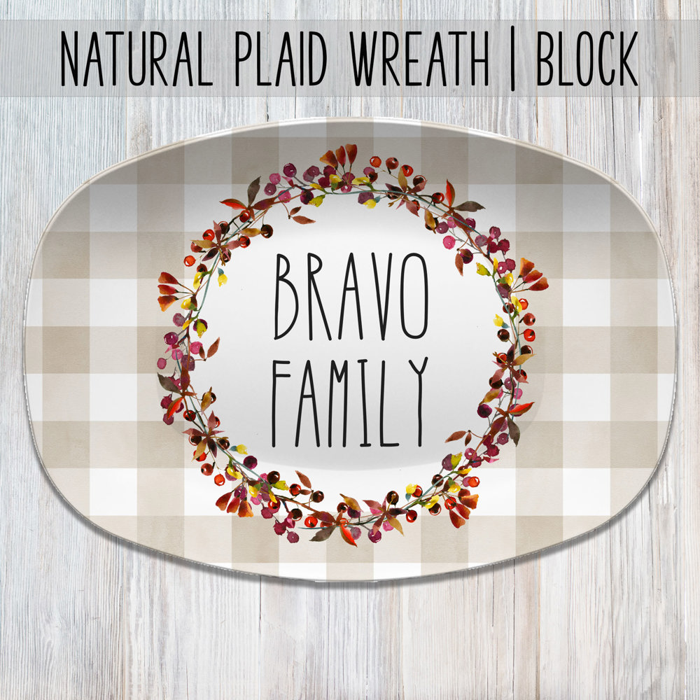 Fall Personalized Platters | Hostess Gifts, Family Celebrations, Thanksgiving Decor