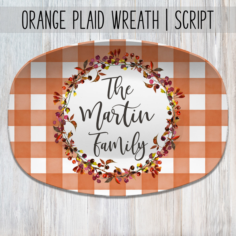 Fall Personalized Platters | Hostess Gifts, Family Celebrations, Thanksgiving Decor