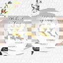  Personalized Holiday Platters | Christmas | Hanukkah | Winter Festive | Snowflake Platter