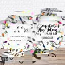 Platter + Plate Stand Lights Personalized Holiday Platters | Christmas | Hanukkah | Winter Festive | Snowflake Platter