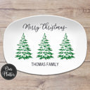  Personalized Holiday Platters | Christmas | Hanukkah | Winter Festive | Snowflake Platter