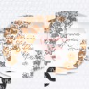  Personalized Cookie Platter | Custom  Family Christmas Plate | Holiday Baking Gift | Snowflake Sugar Cookie Design