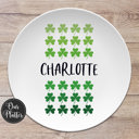  Personalized St. Patrick's Day Custom Plates | Gift for Family, Friends, Kids