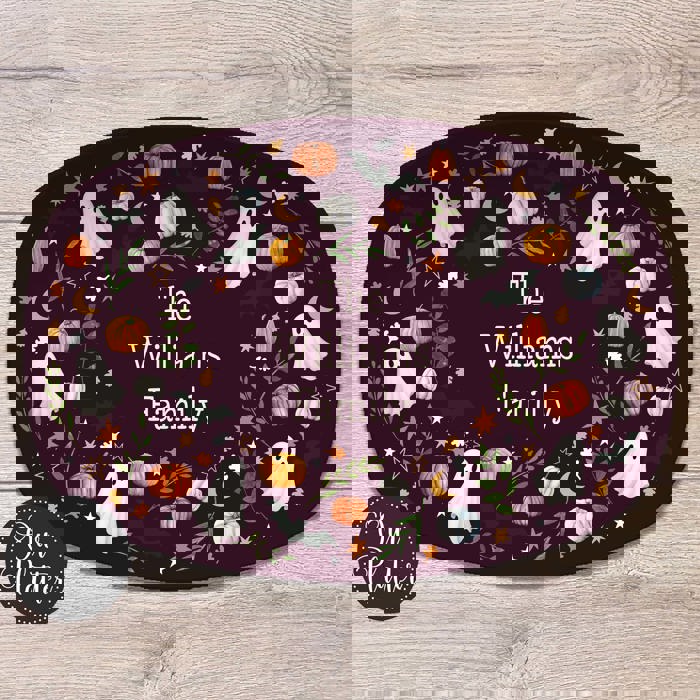 Fall Halloween Personalized Platters | Custom Fall Hosting Decor Serving Tray