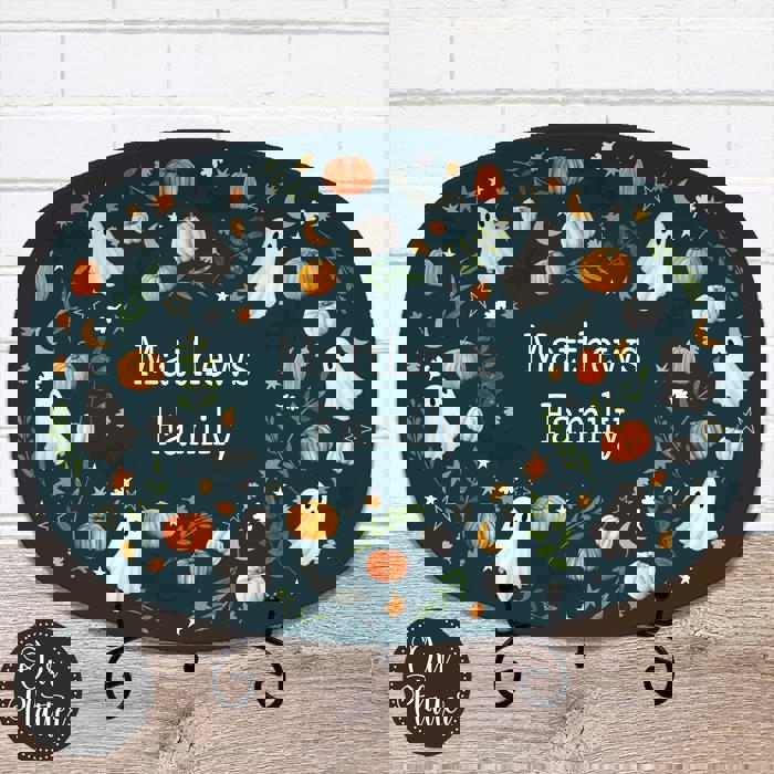 Fall Halloween Personalized Platters | Custom Fall Hosting Decor Serving Tray