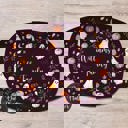  Personalized Halloween Platter | Moody Cottagecore Ghost & Pumpkin Design | Fall Serving Tray | Custom Autumn Hostess Gift